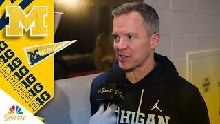 Dusty May: Elliott Cadeau 'will be ready' for Michigan vs. Arizona | Big Ten Basketball | NBC Sports