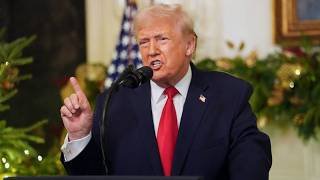 U.S. President Donald Trump addresses the nation on Iran war