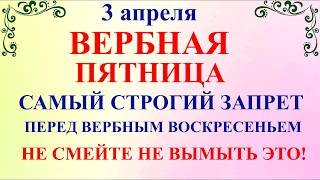 3 апреля Вербная Пятница. Что нельзя делать 3 апреля сегодня по народным приметам запреты дня