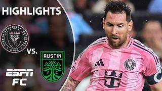 FIRST MATCH AT NU STADIUM 🍿 Inter Miami vs. Austin FC | MLS Highlights | ESPN FC