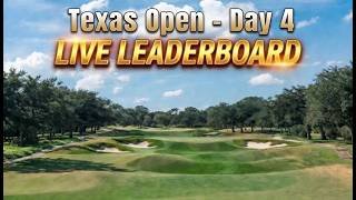 Valero Texas Open - PGA Tour - Day 4 - Golf Live Leaderboard - 5.4.2026