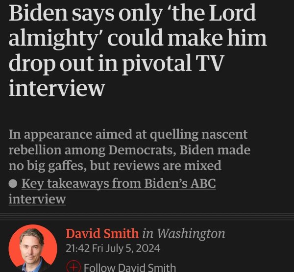 Yes, I'm sure "never backing down" and displaying strengt...