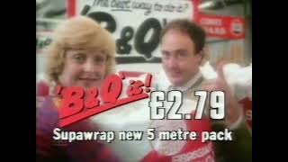 B&Q UK TV Advert - Sunday 30th August 1981