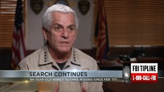 Day 31 of Guthrie investigation: Pima County Sheriff on where things stand