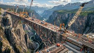 How India Built The World’s Highest Railway Bridge Across The Himalayas In A Way No One Expected