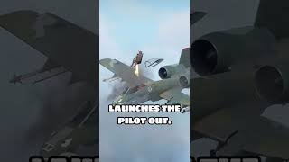 Pilot’s Last Escape 😱✈️ #warzone #airforce #military #fighterjet #missile