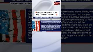 President Trump announced via Truth Social Thursday that Pam Bondi is out as his attorney general.