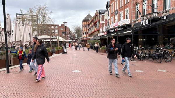Het is nog rustig op de Markt in Eindhoven
