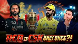 Why RCB Will Play CSK Only Once This Season??  @ashkibaat99 X #Aakashvani  | #IPL
