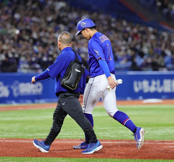 中日　岡林勇希　「右太腿裏の肉離れ」で出場選手登録抹消　避けられぬ長期離脱　井上監督「非常に痛い」（スポニチアネックス） - Yahoo!ニュース