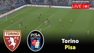 🔴Live- Torino vs Pisa | Serie A 2025/26 | eFootball PES21 Simulation