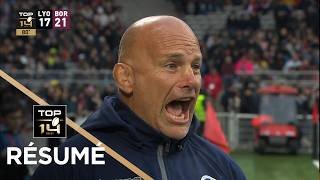 TOP 14 Saison 2025-2026 J20 - Résumé LOU Rugby - Union Bordeaux-Bègles
