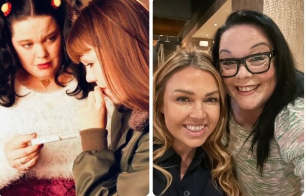 On the left 27 years ago on emmerdale on the right TONIGH...