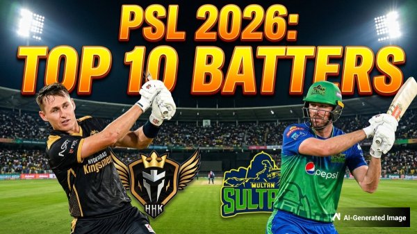 PSL 2026: Top 10 Batters, Team-Wise Top 3 On April 3 Before Multan Sultans Vs Lahore Qalandars