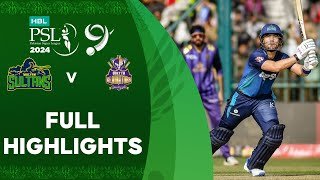 Full Highlights | Multan Sultans vs Quetta Gladiators | Match 11 | HBL PSL 9 | M1Z2U