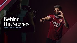 Pablo Felipe's First Day As A Hammer! ⚒️ | Behind the Scenes 🎞️