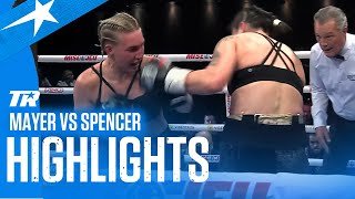 Mikaela Mayer vs Mary Spencer | Fight Highlights & Dominant Performance
