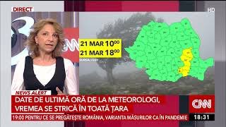 Date de ultimă oră de la meteorologi, vremea se strică în toată țara