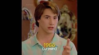 The evolution of Keanu Reeves (1986-2024) #keanureeves #johnwick #evolution #fyp #shorts #goviral