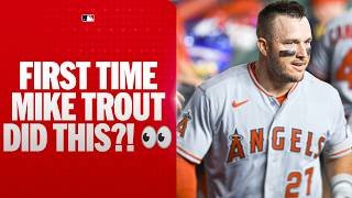 Mike Trout homers in the first two games of the season FOR THE FIRST TIME in his MLB career! 🐟
