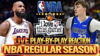 🔴LAKERS VS DALLAS MAVERICKS │ 2026 NBA REGULAR SEASON  Basketball Play-By-Play Reaction & Scoreboard