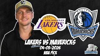 Los Angeles Lakers vs Dallas Mavericks 4/5/26 NBA Free Picks & Prediction | NBA Betting Tips