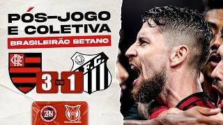 FLAMENGO X SANTOS | BRASILEIRÃO 2026 | PÓS-JOGO E COLETIVA (AO VIVO)