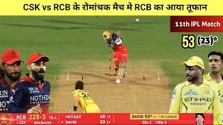 RCB vs CSK IPL Match Highlights 2026 | Aaj ka match Kaun Jita,CSK vs RCB Highlights 2026 Today Match
