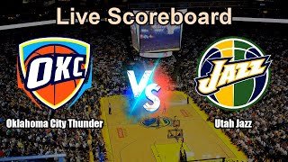 Oklahoma City Thunder vs Utah Jazz Live Score - USA NBA