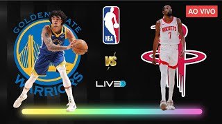 GOLDEN STATE WARRIORS x HOUSTON ROCKETS - NBA AO VIVO l Gui Santos vs Kevin durant