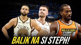 LATE NA! Ang Pagbabalik ni Steph Curry sa Team, MAKAKAIWAS na si Kristaps Porzingis kay  Podziemski