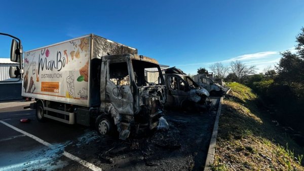 Incendie à Biguglia : 6 camions de livraison brûlés