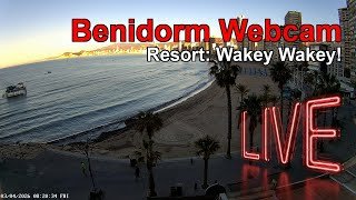 BENIDORM LIVE WEBCAM 🇪🇸 🔴 LIVE: Resort Beach NOW! ☀️ Real-Time 🌊
