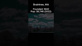 Random US Towns: Braintree, MA #shorts