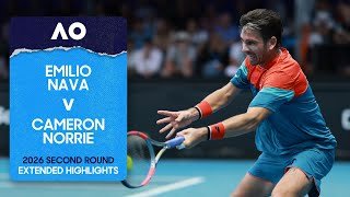 Emilio Nava v Cameron Norrie Extended Highlights | Australian Open 2026 Second Round