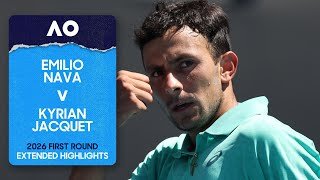 Emilio Nava v Kyrian Jacquet Extended Highlights | Australian Open 2026 First Round