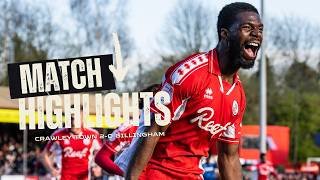 HIGHLIGHTS | Crawley Town vs Gillingham