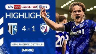 HIGHLIGHTS | GILLINGHAM 4-1 CHESTERFIELD