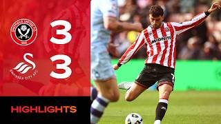 Sheffield United 3-3 Swansea City | EFL Championship highlights