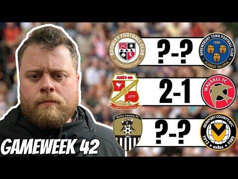 LEAGUE 2 PREDICTIONS GAMEWEEK 42 🔮 | Newport gain valuable points? Bromley take a step closer?