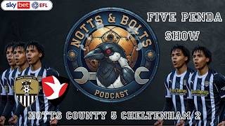 five penda show  notts county 5 cheltenham 2   #nottscounty #cheltenhamtown #matchdayvlog