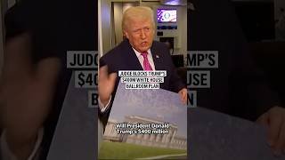 Judge blocks Trump’s $400M White House ballroom plan