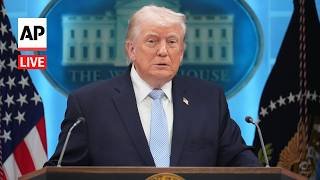 LIVE: Trump holds a press conference on the Iran war