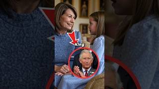 King Charles Chooses Carole Middleton Over Camilla to Shape Princess Charlotte’s Royal Future #kate