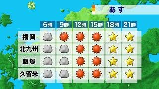 福岡県の天気予報【2026年2月19日午後５時時点】