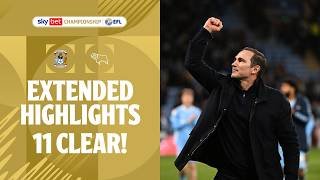 11 POINTS CLEAR! | Coventry City v Derby County extended highlights