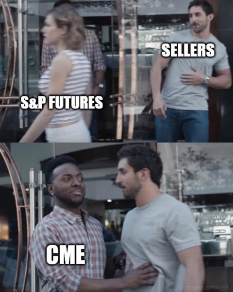 THEY HALTED FUTURES THE MARKET IS CRASHING THIS IS THE EN...