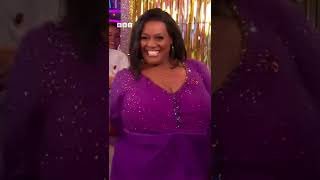 ⁣It's always a 10 for Alison Hammond! 🤩 #StrictlyComeDancing #BBCiPlayer