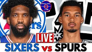 Philadelphia 76ers vs San Antonio Spurs Live Stream Play-By-Play & Scoreboard