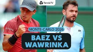 Sebastian Baez Faces 2014 Champ Stan Wawrinka 🔥 | Monte-Carlo 2026 Highlights